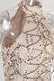Hoch Überdachte Knöchellang Etui Natürliche Taille Pailletten-Kleid - Seite 6