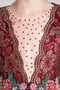 Blumenmädchenkleid Tüll V-Ausschnitt A-Linie 3/4 Länge Ärmel Spitzen-Overlay - Seite 5