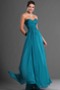 Natürliche Taille Elegant Strand Drapierung A-Linie Abendkleid - Seite 4