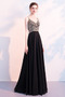 Rückenfrei Drapierung Spaghettiträger Natürliche Taille Abendkleid - Seite 1