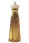 Elegant Reißverschluss Ärmellos Mittelgröße A-Linie Pailletten-Kleid - Seite 1
