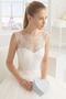 Natürliche Taille Sommer A-Linie Spitze Sweep Zug Strand Brautkleid - Seite 3