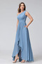 Abendkleid Asymmetrisch Asymmetrisch Schlicht Rücken Schnürung - Seite 3