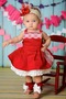 Natürliche Taille Prinzessin Quadrat Formell Blume Taufe Kleid - Seite 4