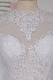 Lange Ärmel Herbst Porträt Natürliche Taille Applike Brautkleid - Seite 7