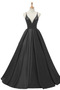 Elegant Tiefer V-Ausschnitt Spaghettiträger Sweep Zug Ballkleid - Seite 9