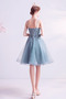 Abendkleid Tüll Swing Spaghettiträger Ärmellos Rücken Schnürung - Seite 2