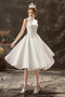 Brautkleid Frühling Hoher Kragen Durchsichtige Rücken Swing Elegant - Seite 3