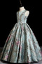 Blumenmädchenkleid Formell Drapierung Herbst Mittelgröße Swing Ärmellos - Seite 4