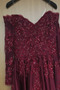 Natürliche Taille Sittsame Rückenfrei Formell Satin Abendkleid - Seite 5