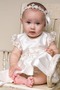 Satin Formell Applike Natürliche Taille Prinzessin Taufe Kleid - Seite 1