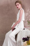 Natürliche Taille Juwel Sommer Luxus Lange Ärmel Reißverschluss Abendkleid - Seite 7