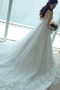 Lange Natürliche Taille A-Linie Sittsame Luxus Frühling Brautkleid - Seite 2