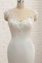 Ärmellos Elegant Spitze Durchsichtige Rücken Applike Brautkleid - Seite 5