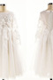 Natürliche Taille Mittelgröße Lange Ärmel Wadenlang Jahr 2019 Blumenmädchenkleid - Seite 6