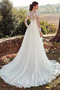 Brautkleid Chiffon Strand Applike Mittelgröße Elegant Durchsichtige Rücken - Seite 2