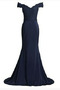 Meerjungfrau Winter Lange Reißverschluss Knopf Formell Ballkleid - Seite 10