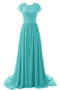 Abendkleid Herbst Jahr 2023 Kurze Ärmel Chiffon Juwel edel - Seite 3