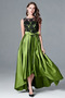 Natürliche Taille Spitzen-Overlay Reißverschluss Winter Vintage Ballkleid - Seite 3