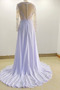 Brautkleid Übergröße Bodenlang Durchsichtige Ärmel Durchsichtige Rücken - Seite 5