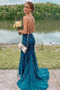 Abendkleid Schick Mittelgröße Sommer Meerjungfrau Spitzen-Overlay - Seite 2