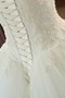 Brautkleid A-Linie Natürliche Taille Birneförmig Tüll Bördeln - Seite 5