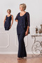 fünfte Ärmel Knöchellang Pailletten Chiffon Mit Jacke Hosenanzug Kleid - Seite 1