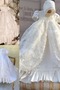 Kleine Größe Prinzessin Formell Laterne Ärmel Satin Taufe Kleid - Seite 4