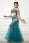 Meerjungfrau Spitzen-Overlay Herz-Ausschnitt Herbst Lange Abendkleid - Seite 3