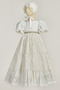 Taufe Kleid Juwel Natürliche Taille Winter Lange A-Linie Puffärmel - Seite 9