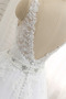 Natürliche Taille Spitzen-Overlay Perlengürtel Satin Brautkleid - Seite 5