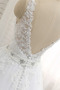Natürliche Taille Spitzen-Overlay Perlengürtel Satin Brautkleid - Seite 5