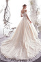 Brautkleid Vintage Drapierung Natürliche Taille Kurze Ärmel Lange - Seite 2