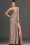 Perlengürtel Charmante Split vorne Sommer Natürliche Taille Abendkleid - Seite 5