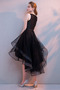 Mittelgröße Glamouröse Asymmetrisch Organza Asymmetrisch Cocktailkleid - Seite 3
