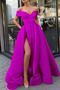 Abendkleid A-Linie Klassiker Oberschenkel-Hoch Geschlitzt Ärmellos - Seite 5