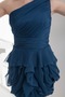 Asymmetrische Ärmel Asymmetrischer Ausschnitt Etui Ballkleid - Seite 5