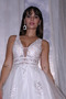 Brautkleid Frühling Tüll Elegant V-Ausschnitt Drapierung Bodenlang - Seite 5