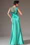 Vintage Plissiert Bodenlang Natürliche Taille A-Linie Abendkleid - Seite 2