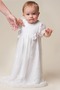 Kurze Ärmel Formell Juwel Frühling Tüll Schmetterlingsknoten Taufe Kleid - Seite 3