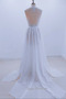Brautkleid Strand Mittelgröße Jahr 2023 A-Linie Sexy Durchsichtige Rücken - Seite 6