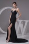 Natürliche Taille Ärmellos Juwel Sexy Mittelgröße Reißverschluss Ballkleid - Seite 4