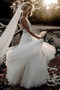 Brautkleid Bodenlang im Freien Natürliche Taille Ärmellos Elegant - Seite 3