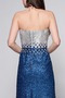 Trägerlos Mittelgröße Vintage Bodenlang Sternenhimmel Pailletten-Kleid - Seite 4