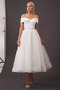 Brautkleid Strand Elegant A-Linie Drapierung Umgedrehtes Dreieck - Seite 1