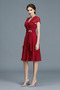 Elegant A-Linie Wickeln Sie die Rotatorenmanschette Brautmutterkleid - Seite 4