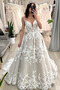 Brautkleid Kapelle Schleppe Herbst Spaghettiträger A-Linie Natürliche Taille - Seite 2