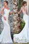 Brautkleid Meerjungfrau Stealth Ärmel Lange Ärmel Applike Durchsichtige Rücken - Seite 3