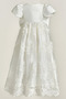 Taufe Kleid Juwel Natürliche Taille Kurze Ärmel A-Linie Mittelgröße - Seite 4