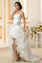 Pick-Ups Sweep Zug Schlicht Sommer Organza Strand Brautkleid - Seite 2